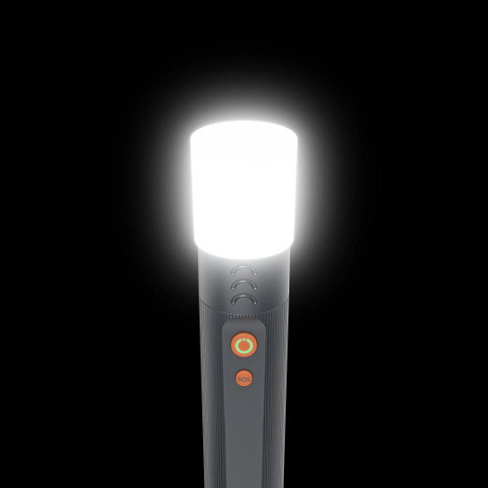 HAMA LED Фенер FLX1200-C, презареждащ се, удароустойчив, алуминиев, 4 режима + SOS