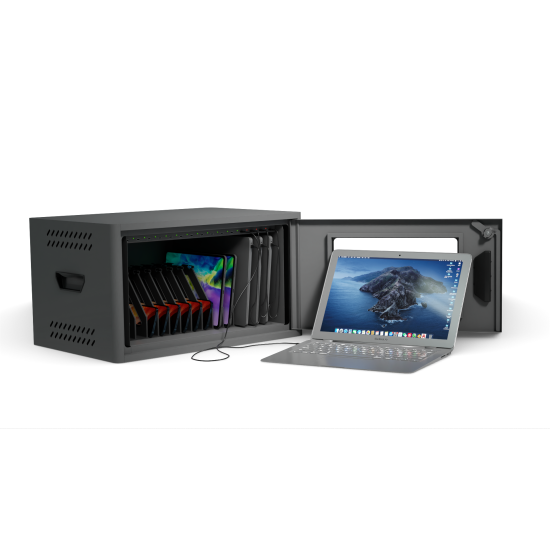 Universal charging cabinet for up to 16 tablets Estillo IP-2316 for wall mounting or freestanding, 16 x USB-C ports Universal charging cabinet for up to 16 tablets Estillo IP-2316 for wall mounting or freestanding, 16 x USB-C ports