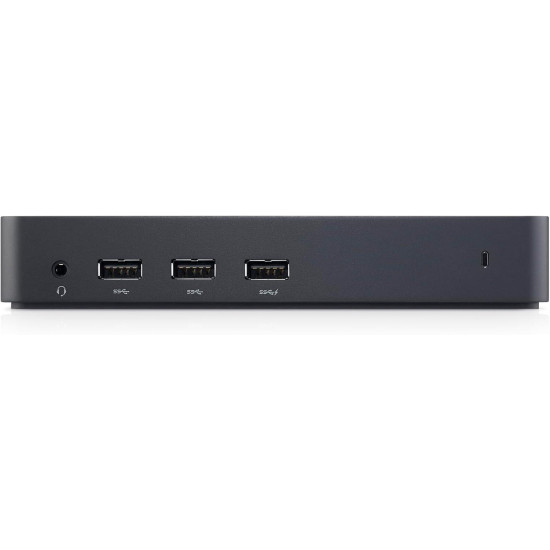 Triple Display Docking Station DELL D3100 ULTRA HD 4K - Black Triple Display Docking Station DELL D3100 ULTRA HD 4K - Black