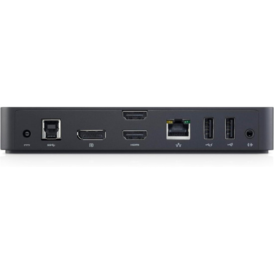 Triple Display Docking Station DELL D3100 ULTRA HD 4K - Black Triple Display Docking Station DELL D3100 ULTRA HD 4K - Black