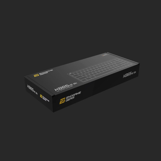 Endgame Gear професионална геймърска механична клавиатура Professional Gaming Mechanical Keyboard KB65HE 8K - Gateron Magnetic Switches, Hall Effect, RGB - Black Endgame Gear професионална геймърска механична клавиатура Professional Gaming Mechanical Keyboard KB65HE 8K - Gateron Magnetic Switches, Hall Effect, RGB - Black