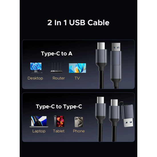 Orico външна кутия за диск/докинг станция Storage - Case/Docking Station - M.2 NVMe/NGFF - IT18C3-GY