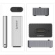 Orico външна кутия за диск/докинг станция Storage - Case/Docking Station - M.2 NVMe/NGFF - IT18C3-GY