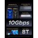 Orico външна кутия за диск/докинг станция Storage - Case/Docking Station - M.2 NVMe/NGFF - IT18C3-GY