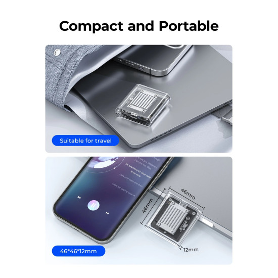 Orico външна кутия за диск Storage - Case - M.2 2230 NVMe - TC20-M2-10G-GY-BP - 10Gbps, Gray Orico външна кутия за диск Storage - Case - M.2 2230 NVMe - TC20-M2-10G-GY-BP - 10Gbps, Gray