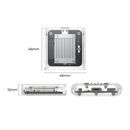 Orico външна кутия за диск Storage - Case - M.2 2230 NVMe - TC20-M2-10G-GY-BP - 10Gbps, Gray Orico външна кутия за диск Storage - Case - M.2 2230 NVMe - TC20-M2-10G-GY-BP - 10Gbps, Gray