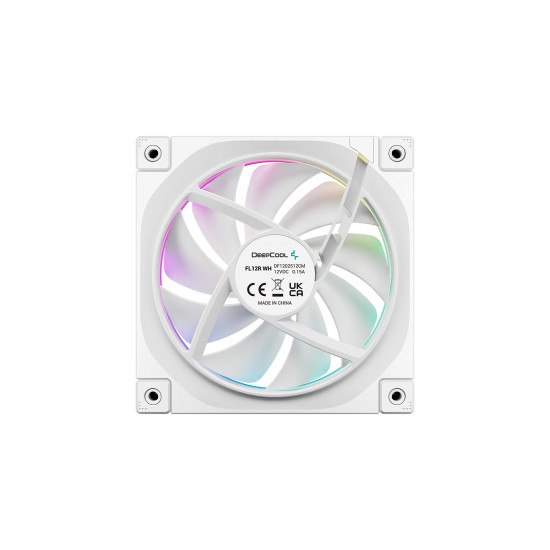 DeepCool Комплект вентилатори Fan Pack 3-in-1 3x120mm - FL12R White, Reverse, Addressable RGB DeepCool Комплект вентилатори Fan Pack 3-in-1 3x120mm - FL12R White, Reverse, Addressable RGB