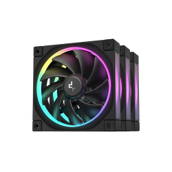 DeepCool Комплект вентилатори Fan Pack 3-in-1 3x120mm - FL12 Black, Addressable RGB DeepCool Комплект вентилатори Fan Pack 3-in-1 3x120mm - FL12 Black, Addressable RGB