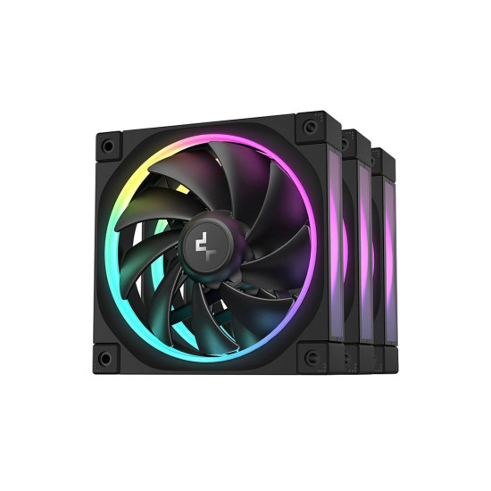 DeepCool Комплект вентилатори Fan Pack 3-in-1 3x120mm - FL12 Black, Addressable RGB DeepCool Комплект вентилатори Fan Pack 3-in-1 3x120mm - FL12 Black, Addressable RGB