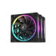 DeepCool Комплект вентилатори Fan Pack 3-in-1 3x120mm - FL12 Black, Addressable RGB DeepCool Комплект вентилатори Fan Pack 3-in-1 3x120mm - FL12 Black, Addressable RGB