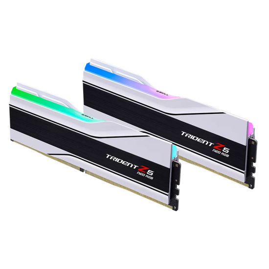 Memory G.SKILL Trident Z5 Neo RGB White 32GB(2x16GB) DDR5 6000MHz CL26 - AMD EXPO