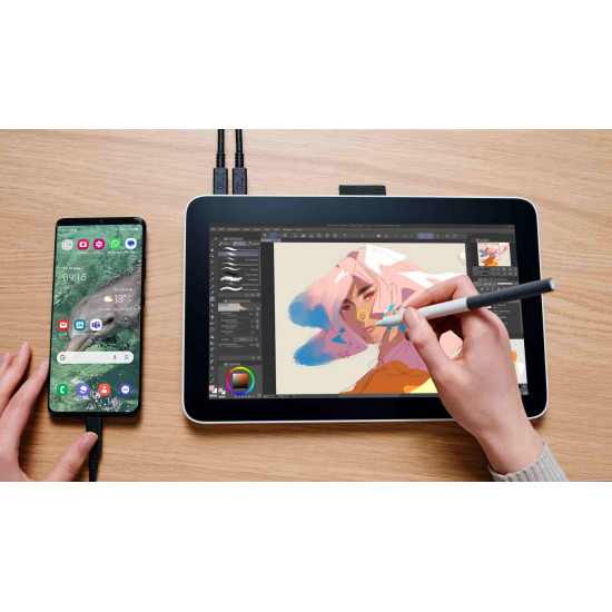 WACOM Graphic display tablet One 13 TOUCH Pen Display, 13.3 WACOM Graphic display tablet One 13 TOUCH Pen Display, 13.3
