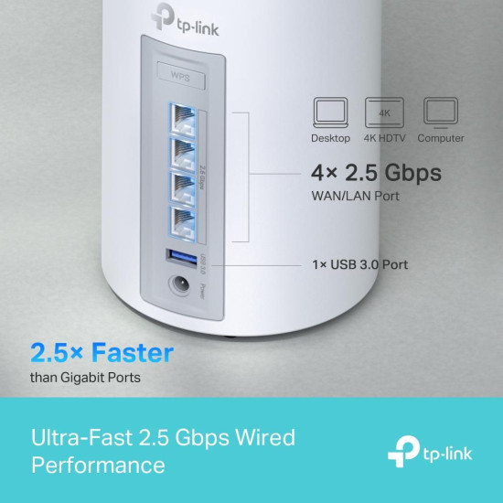 Mesh System TP-Link Deco BE65 Wi-Fi 7 BE9300 (3-Pack) Mesh System TP-Link Deco BE65 Wi-Fi 7 BE9300 (3-Pack)