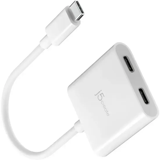 j5create USB-C® към Dual USB-C Адаптер j5create USB-C® към Dual USB-C Адаптер