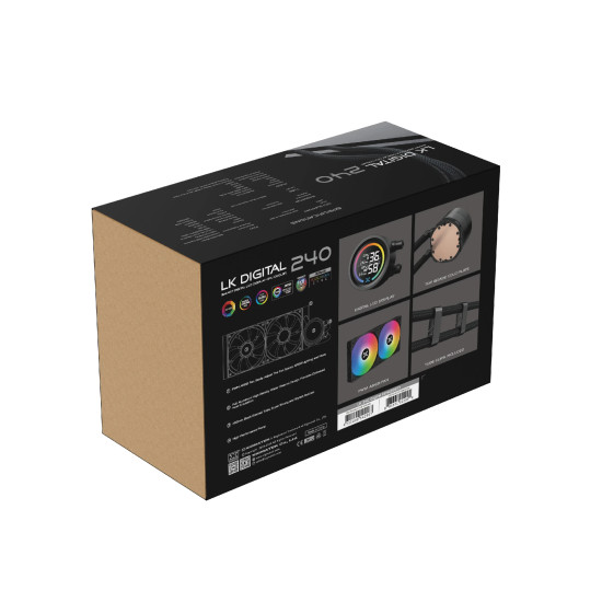 Xigmatek водно охлаждане Water Cooling LK 240 Digital - LED Display, A-RGB Xigmatek водно охлаждане Water Cooling LK 240 Digital - LED Display, A-RGB