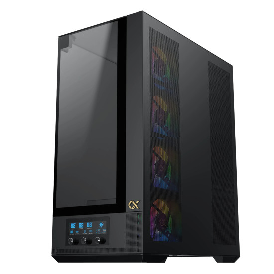 Xigmatek кутия Case EATX - Vision Pro - 8 ARGB Fans, LCD Display Panel, Smart Fan Control Xigmatek кутия Case EATX - Vision Pro - 8 ARGB Fans, LCD Display Panel, Smart Fan Control