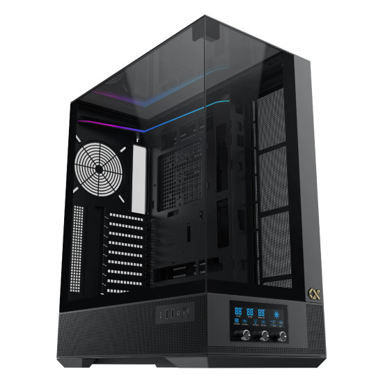Xigmatek кутия Case EATX - Vision Pro - 8 ARGB Fans, LCD Display Panel, Smart Fan Control Xigmatek кутия Case EATX - Vision Pro - 8 ARGB Fans, LCD Display Panel, Smart Fan Control