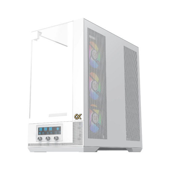 Xigmatek кутия Case EATX - Vision Arctic - 7 ARGB Fans, LCD Display Panel, Smart Fan Control Xigmatek кутия Case EATX - Vision Arctic - 7 ARGB Fans, LCD Display Panel, Smart Fan Control