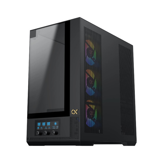 Xigmatek кутия Case EATX - Vision - 7 ARGB Fans, LCD Display Panel, Smart Fan Control Xigmatek кутия Case EATX - Vision - 7 ARGB Fans, LCD Display Panel, Smart Fan Control