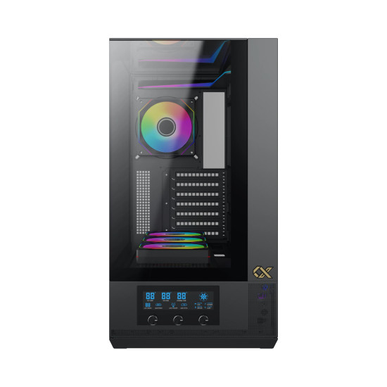 Xigmatek кутия Case EATX - Vision - 7 ARGB Fans, LCD Display Panel, Smart Fan Control Xigmatek кутия Case EATX - Vision - 7 ARGB Fans, LCD Display Panel, Smart Fan Control