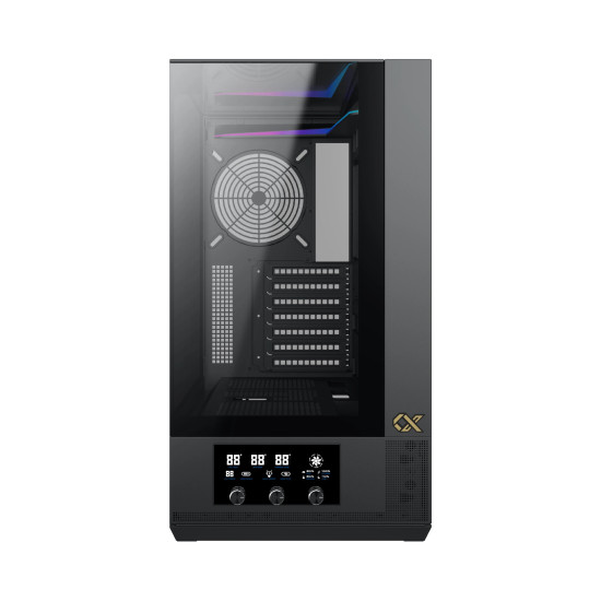 Xigmatek кутия Case EATX - Vision - 7 ARGB Fans, LCD Display Panel, Smart Fan Control Xigmatek кутия Case EATX - Vision - 7 ARGB Fans, LCD Display Panel, Smart Fan Control