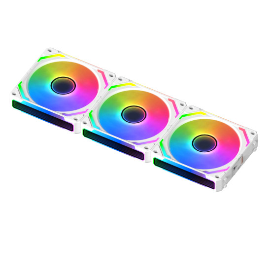 Xigmatek Комплект вентилатори Fan Pack 3-in-1 3x120mm - Starlink Ultra Arctic - Infinity Mirror, A-RGB Xigmatek Комплект вентилатори Fan Pack 3-in-1 3x120mm - Starlink Ultra Arctic - Infinity Mirror, A-RGB