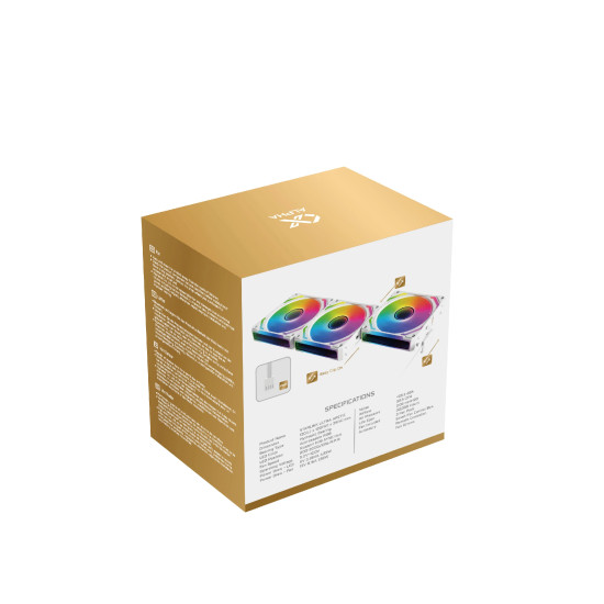 Xigmatek Комплект вентилатори Fan Pack 3-in-1 3x120mm - Starlink Ultra Arctic - Infinity Mirror, A-RGB Xigmatek Комплект вентилатори Fan Pack 3-in-1 3x120mm - Starlink Ultra Arctic - Infinity Mirror, A-RGB