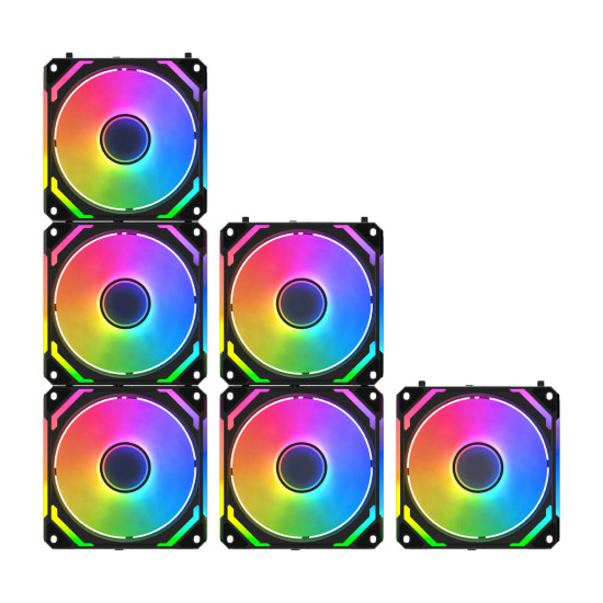 Xigmatek Комплект вентилатори Fan Pack 3-in-1 3x120mm - Starlink Ultra - Infinity Mirror, A-RGB Xigmatek Комплект вентилатори Fan Pack 3-in-1 3x120mm - Starlink Ultra - Infinity Mirror, A-RGB