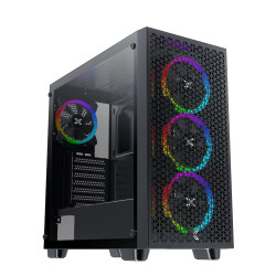 Xigmatek кутия Case EATX - Gaming G Pro - Mesh, 4 ARGB fans