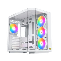 Xigmatek кутия Case EATX - Cubi II Arctic - 7 ARGB Fans
