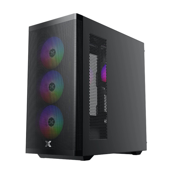 Xigmatek кутия Case EATX - Osiris - Mesh, 4 x 140 mm ARGB fans