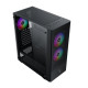 Xigmatek кутия Case ATX - Hero II Air 3F - RGB, Tempered Glass