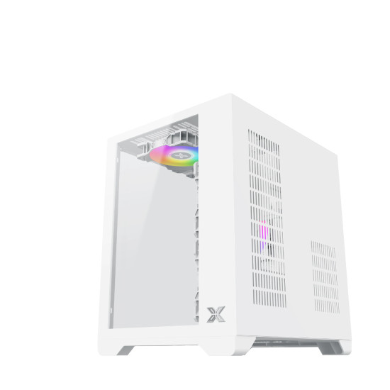 Xigmatek кутия Case mATX - Aqua M Lite Arctic - 5 ARGB Fans