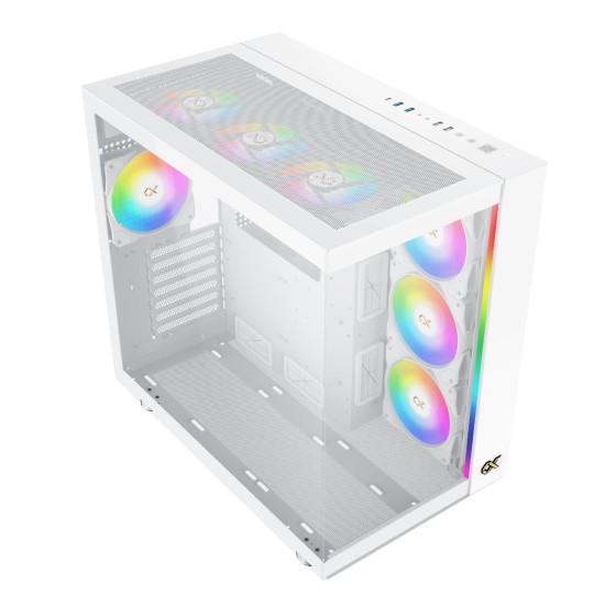 Xigmatek кутия Case EATX - AQUA ULTRA AIR Arctic - 7 ARGB Fans Xigmatek кутия Case EATX - AQUA ULTRA AIR Arctic - 7 ARGB Fans