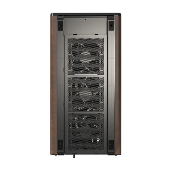Montech кутия Case mATX - Heritage PRO (B) - USB-C, Leather, 4 x 120 mm Fans