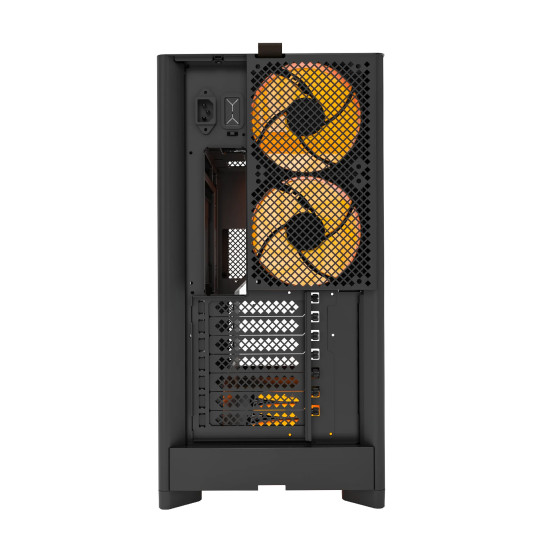 Montech кутия Case ATX - HS02 PRO (B) - 5 x 120 mm ARGB Fans, USB-C, Black Montech кутия Case ATX - HS02 PRO (B) - 5 x 120 mm ARGB Fans, USB-C, Black