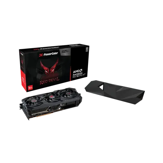 Graphic card PowerColor Radeon RX 9070 XT Red Devil 16GB GDDR6 Backplate Special Edition Graphic card PowerColor Radeon RX 9070 XT Red Devil 16GB GDDR6 Backplate Special Edition