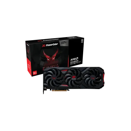 Graphic card PowerColor Radeon RX 9070 XT Red Devil 16GB GDDR6 Backplate Special Edition Graphic card PowerColor Radeon RX 9070 XT Red Devil 16GB GDDR6 Backplate Special Edition