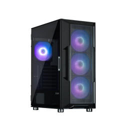 Zalman кутия Case ATX - i3 NEO ARGB Black - Mesh, aRGB, Tempered Glass Zalman кутия Case ATX - i3 NEO ARGB Black - Mesh, aRGB, Tempered Glass