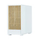 Zalman кутия Case mATX - P10 NAMU WHITE - Wood, USB-C