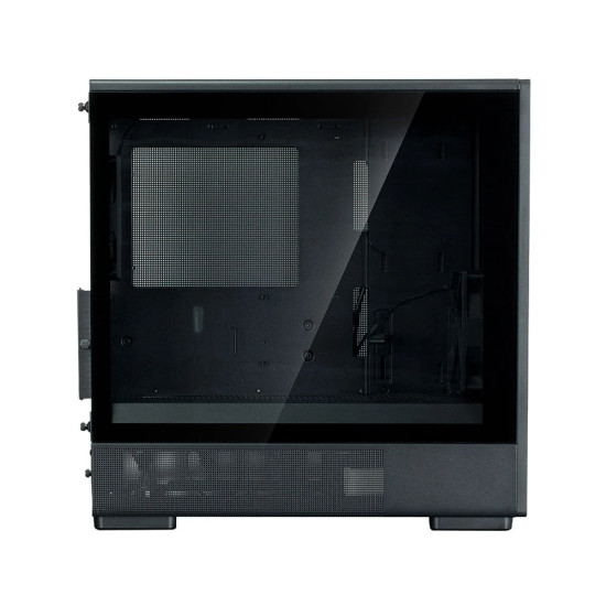 Zalman кутия Case mATX - P10 NAMU BLACK - Wood, USB-C