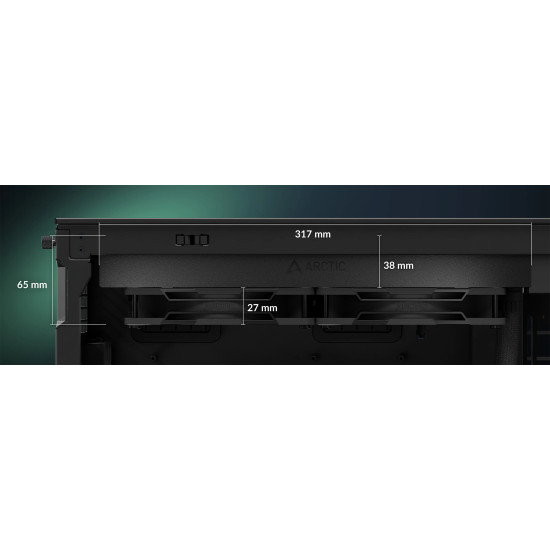 Arctic водно охлаждане Liquid Freezer III Pro 280 Black