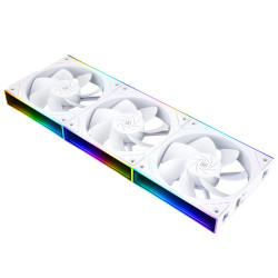 Thermalright Комплект вентилатори Fan Pack 3-in-1 3x120mm - TL-M12QRW x 3 - White, Reverse, Infinity Mirror, Daisy-Chain, A-RGB Thermalright Комплект вентилатори Fan Pack 3-in-1 3x120mm - TL-M12QRW x 3 - White, Reverse, Infinity Mirror, Daisy-Chain, A-RGB