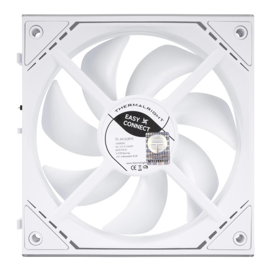 Thermalright Комплект вентилатори Fan Pack 3-in-1 3x120mm - TL-M12QRW x 3 - White, Reverse, Infinity Mirror, Daisy-Chain, A-RGB