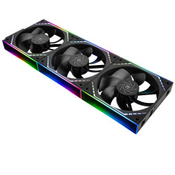 Thermalright Комплект вентилатори Fan Pack 3-in-1 3x120mm - TL-M12QR x 3 - Reverse, Infinity Mirror, Daisy-Chain, A-RGB Thermalright Комплект вентилатори Fan Pack 3-in-1 3x120mm - TL-M12QR x 3 - Reverse, Infinity Mirror, Daisy-Chain, A-RGB