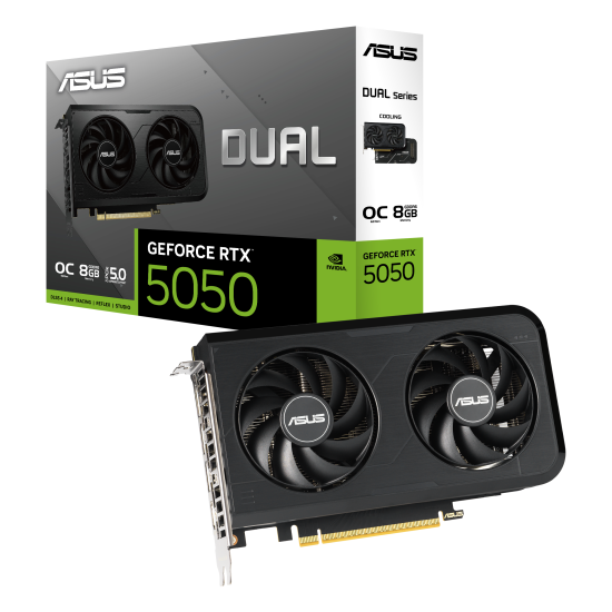Graphic card ASUS DUAL RTX 5050 OC 8GB GDDR7 Graphic card ASUS DUAL RTX 5050 OC 8GB GDDR7