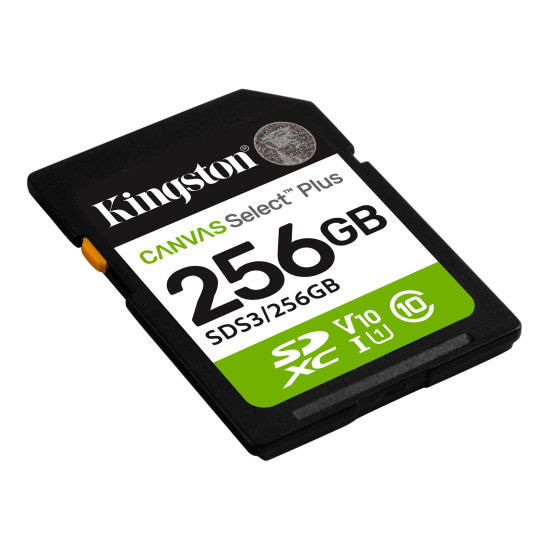 Memory card Kingston Canvas Select Plus SD 256GB Memory card Kingston Canvas Select Plus SD 256GB