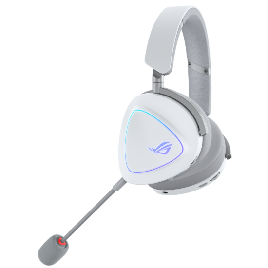Gaming Wireless Headphones ASUS ROG Delta II White - USB-C, Aura Sync RGB Gaming Wireless Headphones ASUS ROG Delta II White - USB-C, Aura Sync RGB