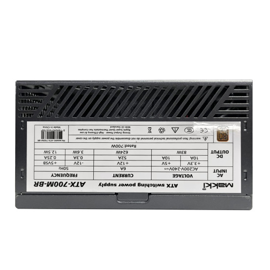 Makki захранване PSU 700W Bronze, Full Modular - MAKKI-ATX-700M-BR