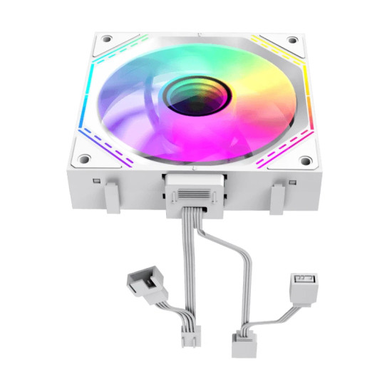 Gamemax Комплект вентилатори Fan Pack 3-in-1 3x120mm - FN12A-S3I White, Daisy-Chain, Addressable RGB Gamemax Комплект вентилатори Fan Pack 3-in-1 3x120mm - FN12A-S3I White, Daisy-Chain, Addressable RGB